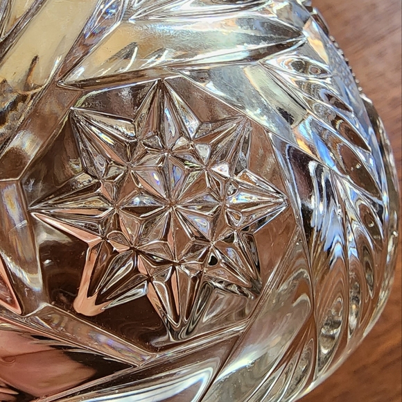 Antique cut crystal jar with sterling silver lid - Picture 8 of 8